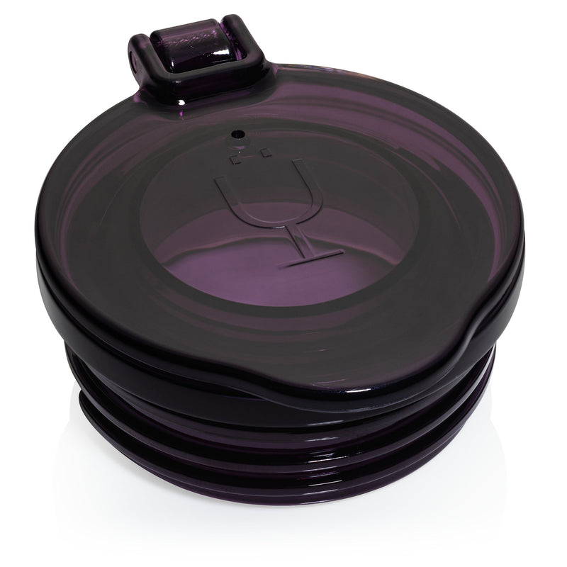 Champagne Flute Replacement Lids | (Clear, Purple & Black) - Travel Ready