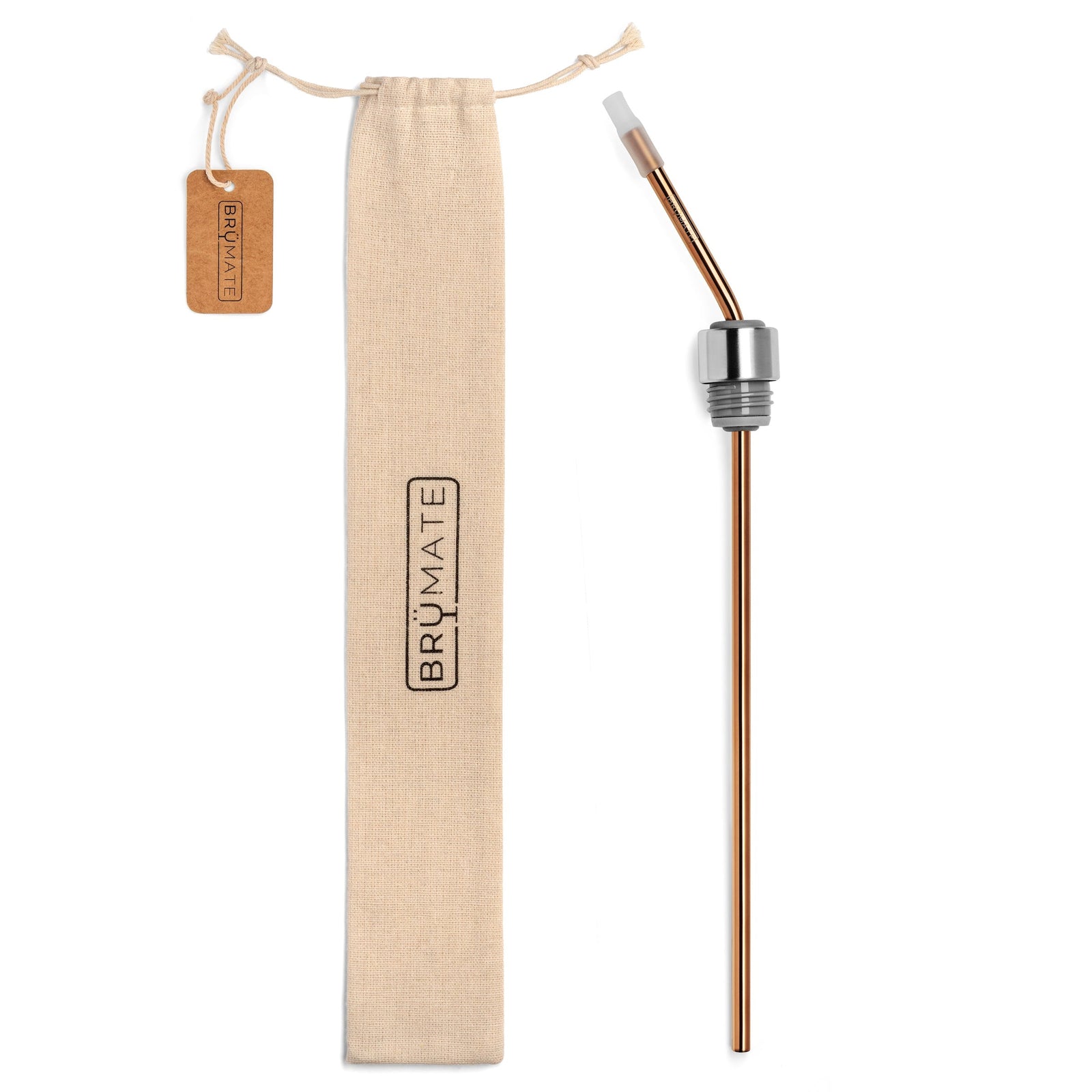 Winesulator TM Infinity Straw | Rose Gold - Outdoor Chill
