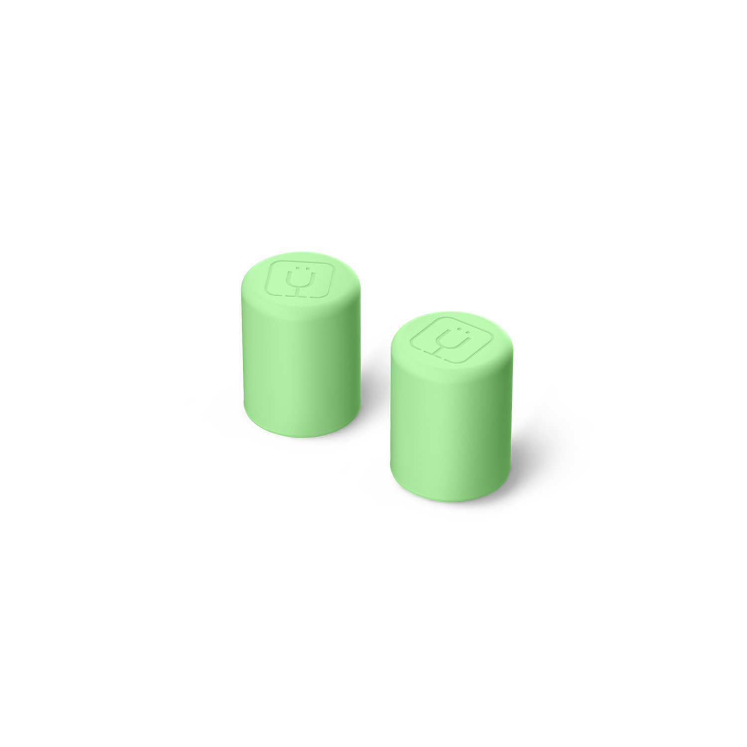 Magnetic Straw Cover | Kiwi | 2-Pack - Daily Seal