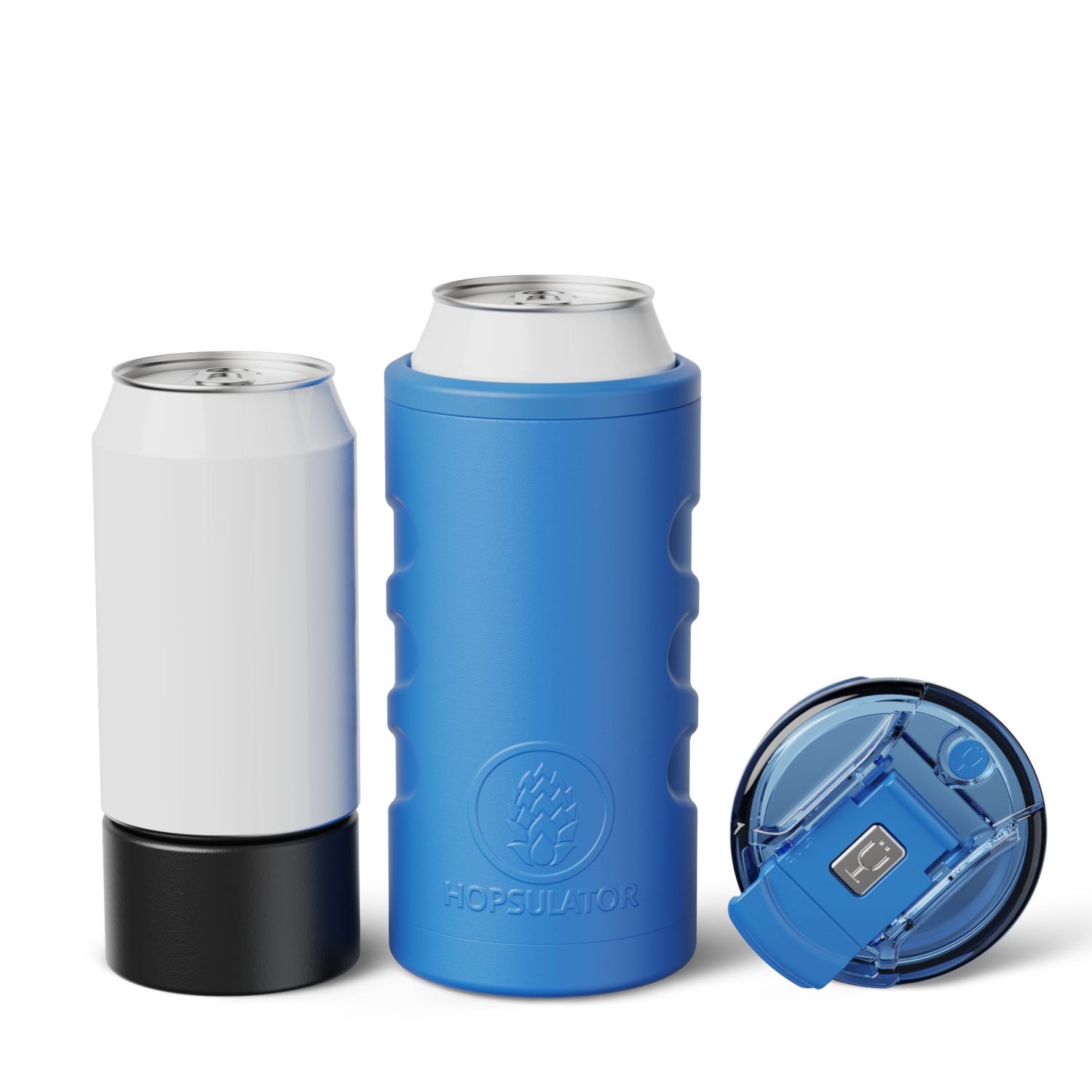 Retro Hopsulator Trio | Matte Azure | 12/16oz Standard Cans - Fresh Keep