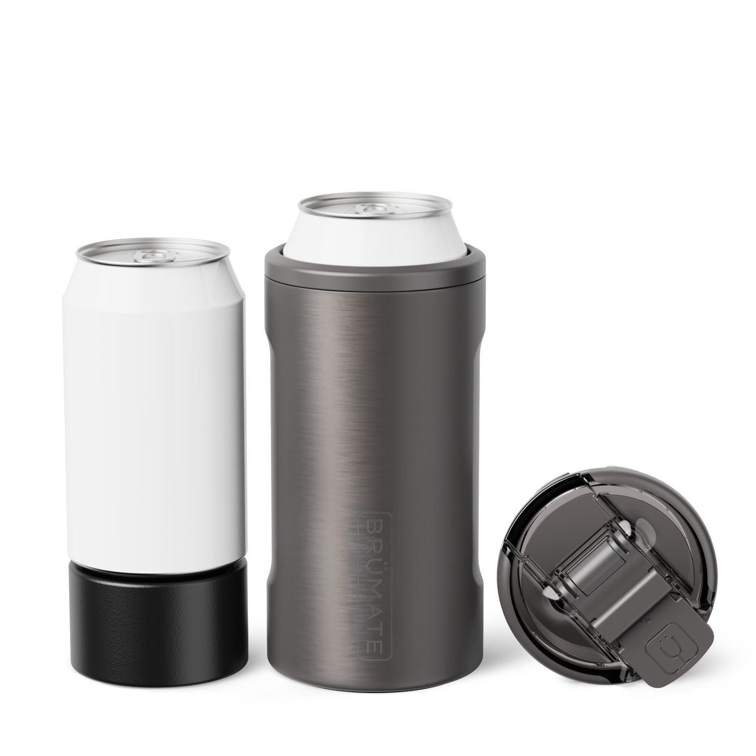 Hopsulator Trio | Black Stainless | 12/16oz Standard Cans - Clean Daily