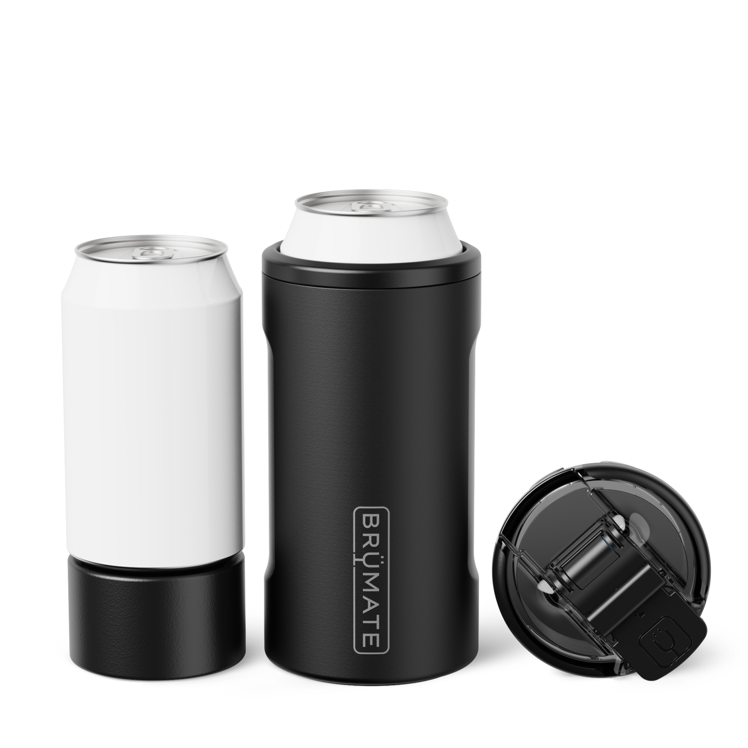 Hopsulator Trio | Matte Black | 12/16oz Standard Cans - Clean Daily