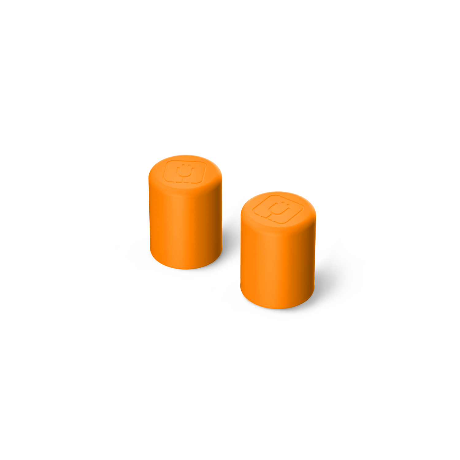 Magnetic Straw Cover | Clementine | 2-Pack - Daily Seal
