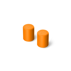 Magnetic Straw Cover | Clementine | 2-Pack - Daily Seal