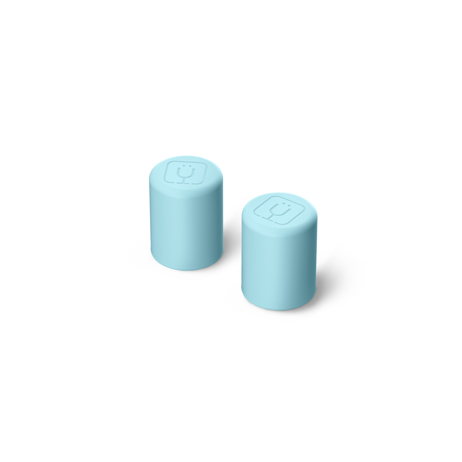 Magnetic Straw Cover | Glacier | 2-Pack - Easy Refresh