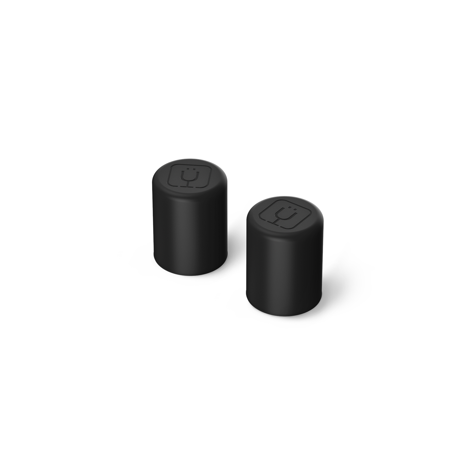 Magnetic Straw Cover | Black | 2-Pack - Daily Fit