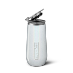 Champagne Flute | Glitter White | 12oz - Fresh Pour