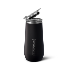 Champagne Flute | Matte Black | 12oz - Clean Routine