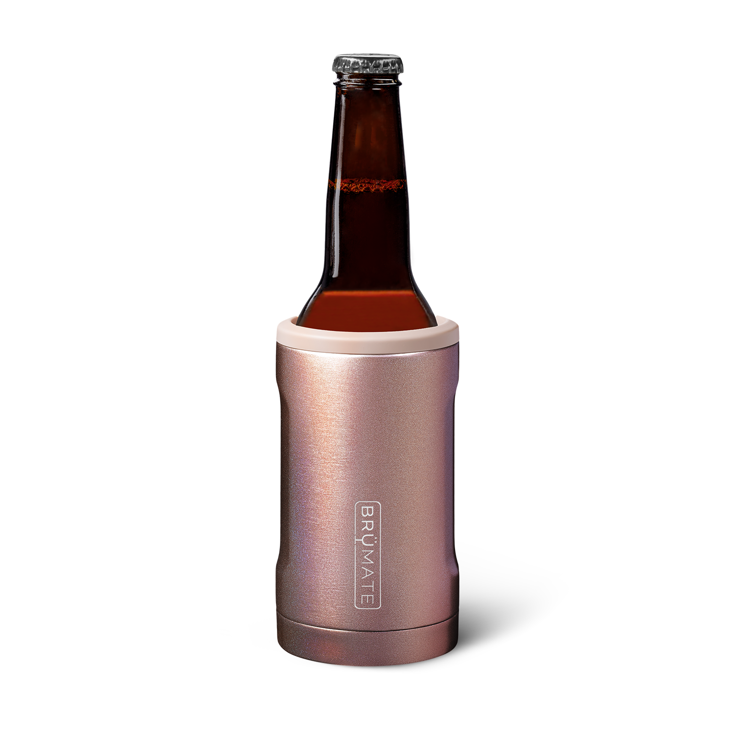 Hopsulator Bott'l | Glitter Rose Gold | 12oz Bottles - Ready For Travel
